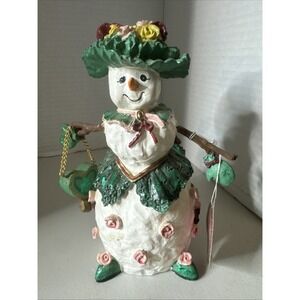 Ganz Victorian Snow Woman-Snowman Christmas or Winter Figurine